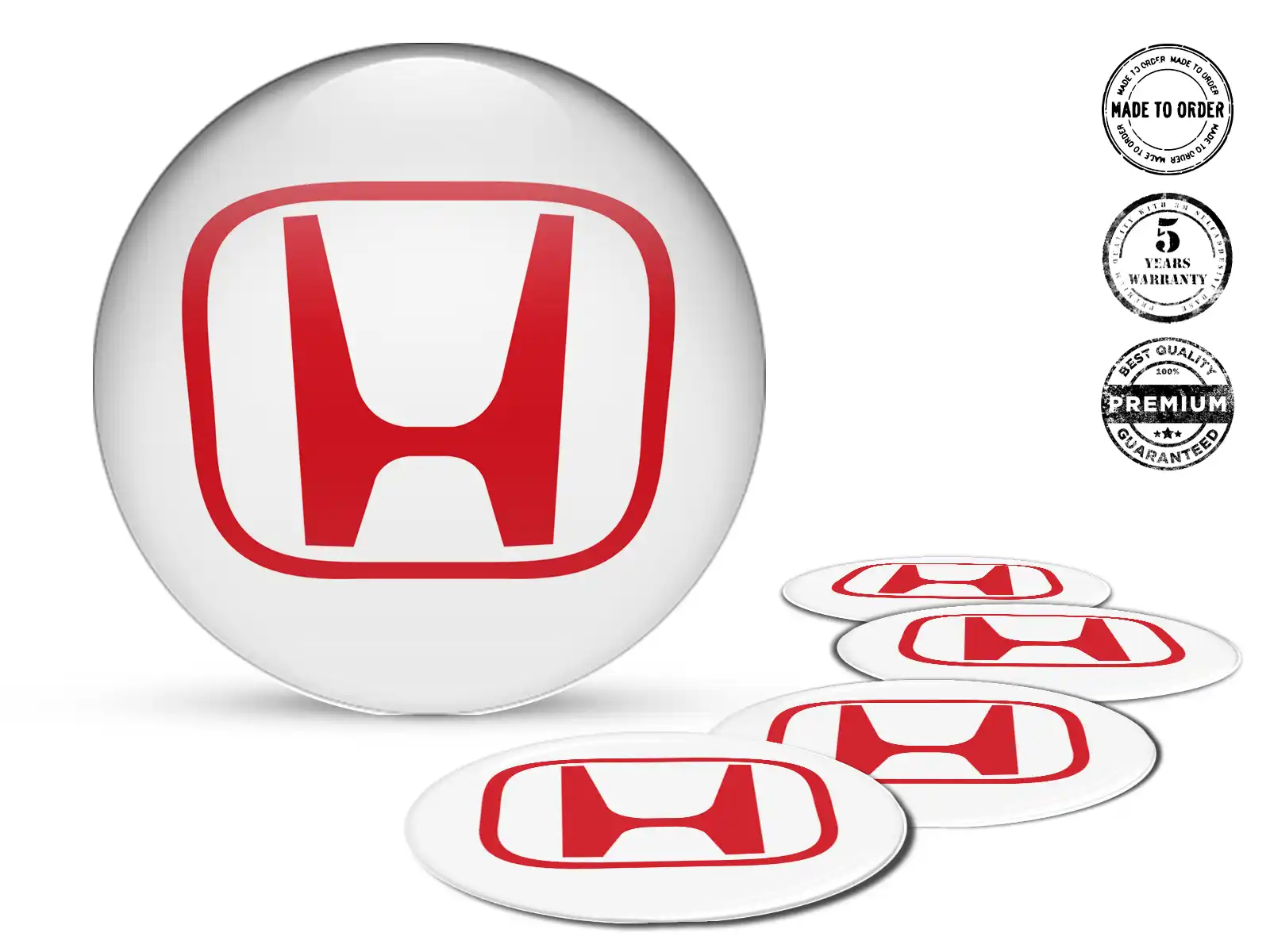 Honda Raddekal Ausgabe Rennsport-Silikon-Aufkleber